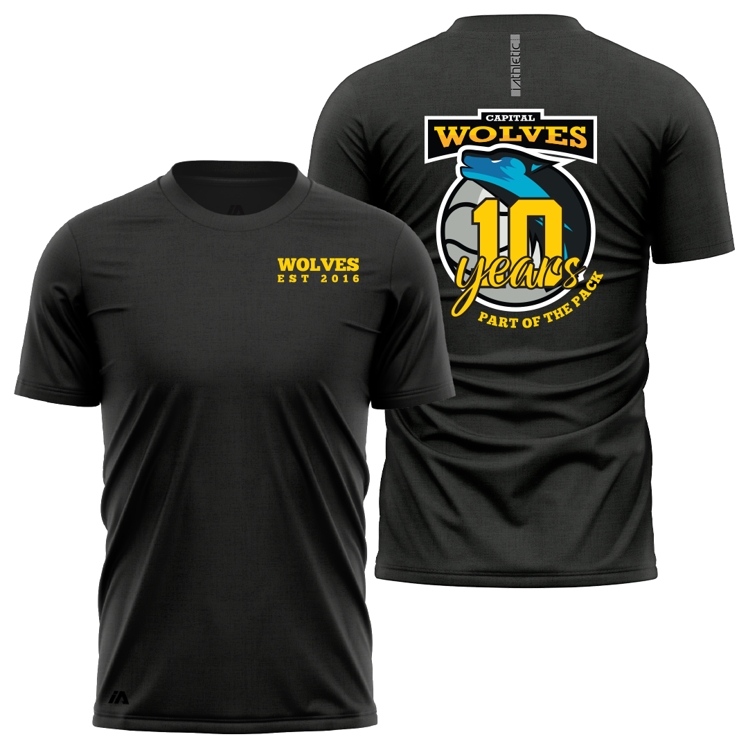 Capital Wolves 10 Years Performance Tee