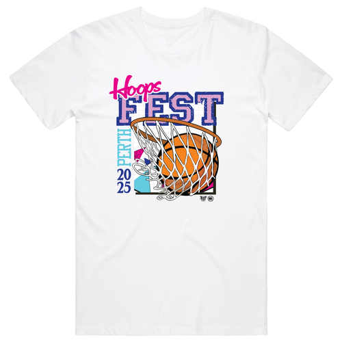 Hoops Fest 2025 'Retro' Cotton Tee