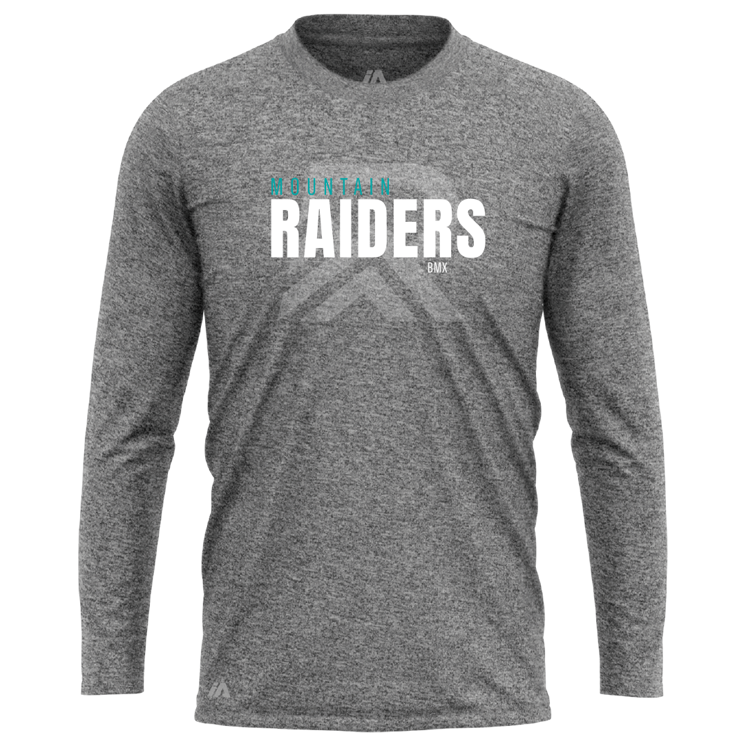 Mountain Raiders BMX Performance LS Tee - Shadow Logo