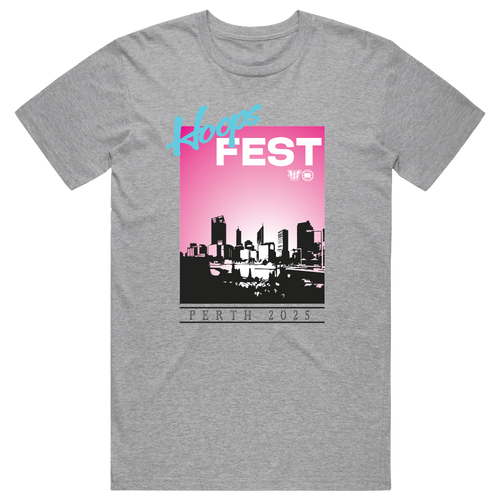 Hoops Fest 2025 'Skyline' Cotton Tee