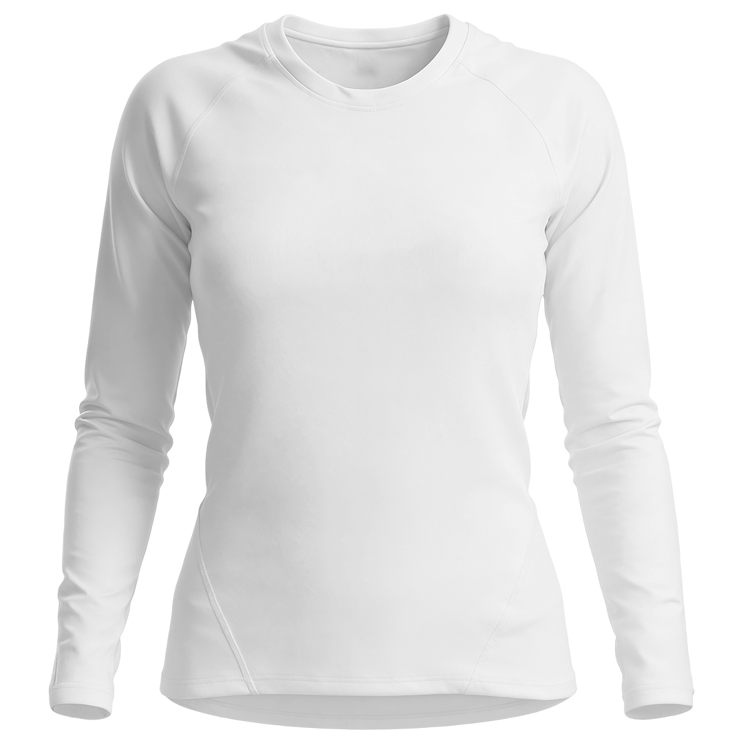 iElite Womens Long Sleeve Top - White