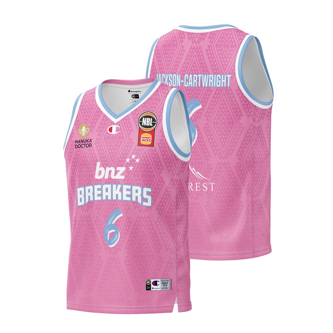 BNZ Breakers NBL25 Home Jersey - Jackson-Cartwright