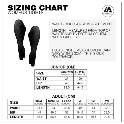 Broadmeadows Broncos iElite Tights - Black
