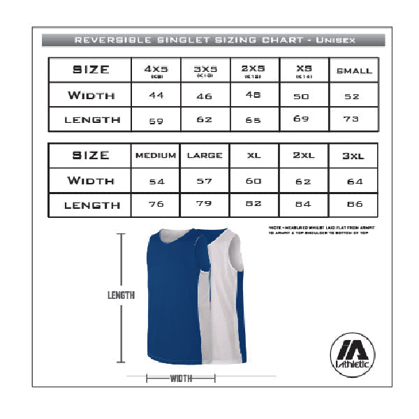 iAthletic Mens Training Reversible Singlet - Red/White