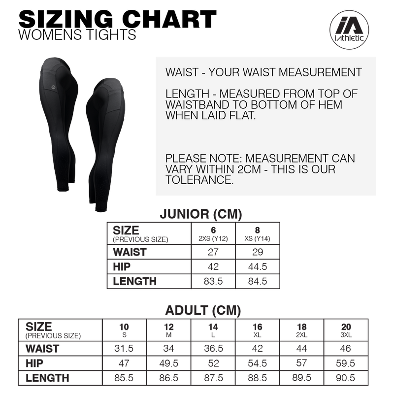 Dandenong Casey iElite Tights - Black