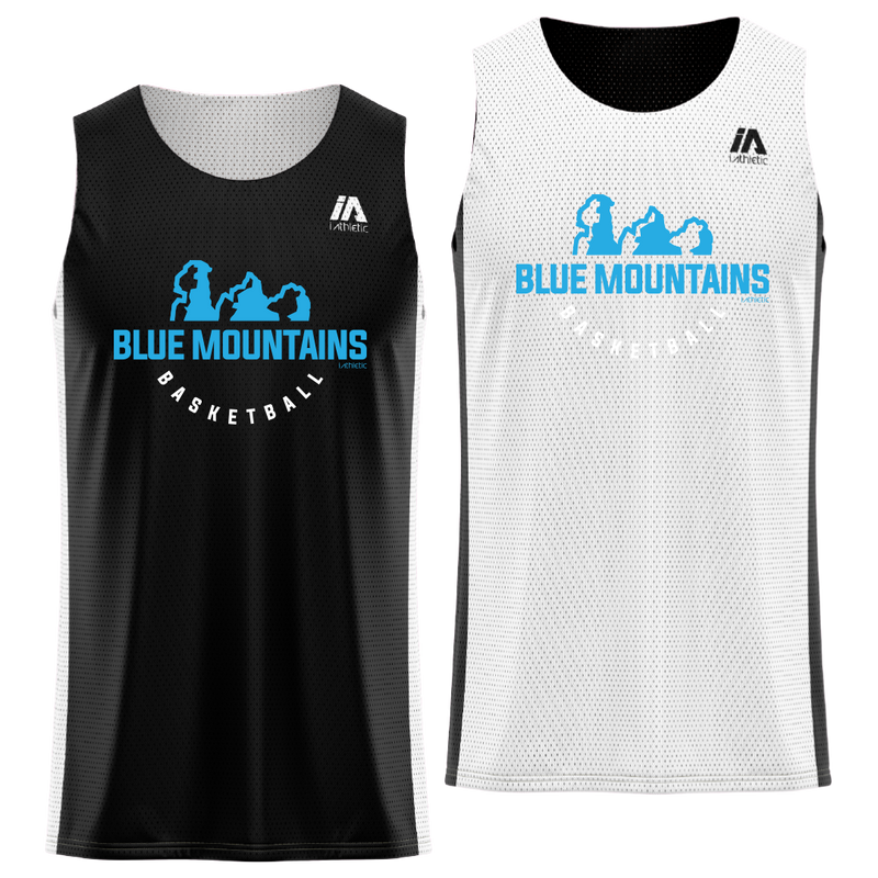 Blue Mountains Basketball Association "Arc" Logo Training Reversible