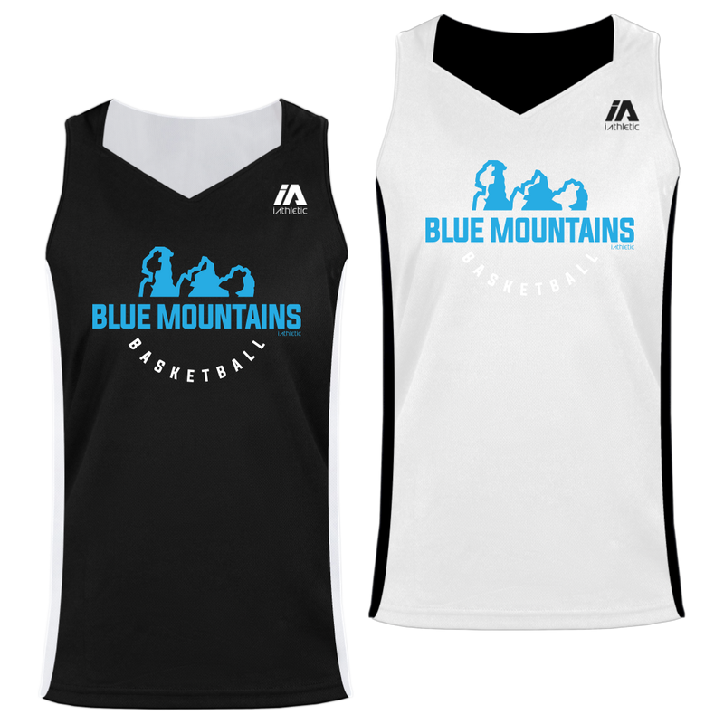 Blue Mountains Basketball Association "Arc" Logo Womens Training Reversible