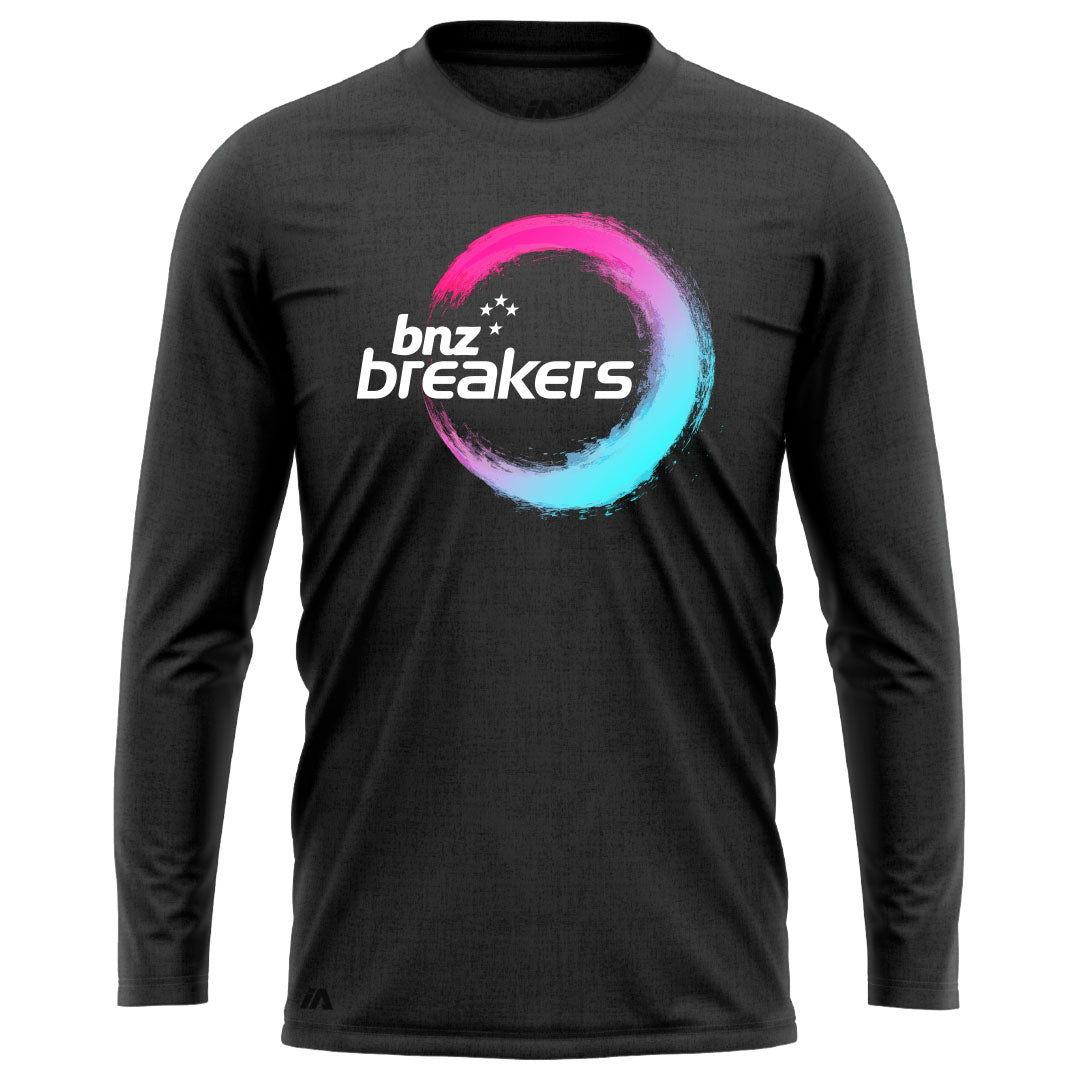 NZ Breakers NBL25 BNZ Performance LS Tee