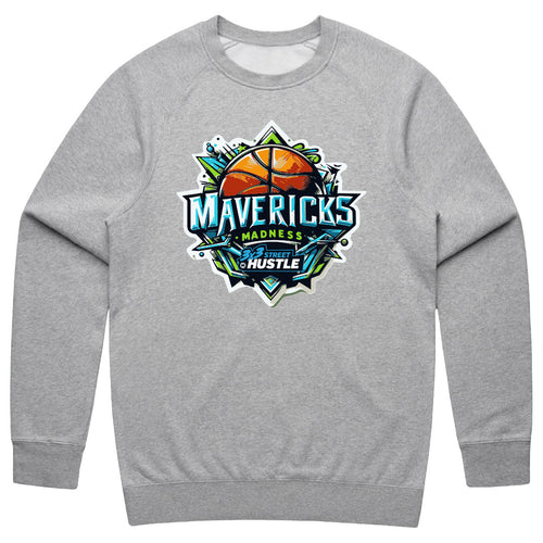 Mavericks Madness 3x3 Cotton Crewneck