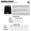 Launceston Lightning Casual Shorts with Pockets - Black/White