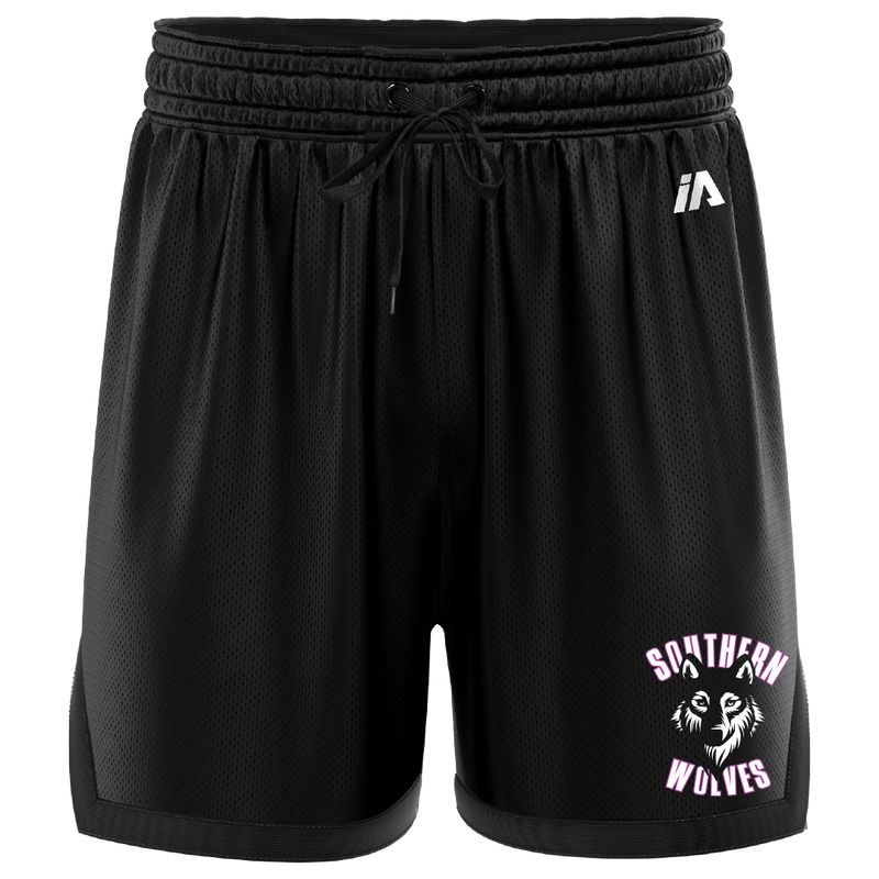 Southern Wolves Casual Shorts - Black/Black