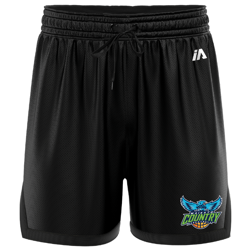Waikato Country Casual Shorts - Black/Black