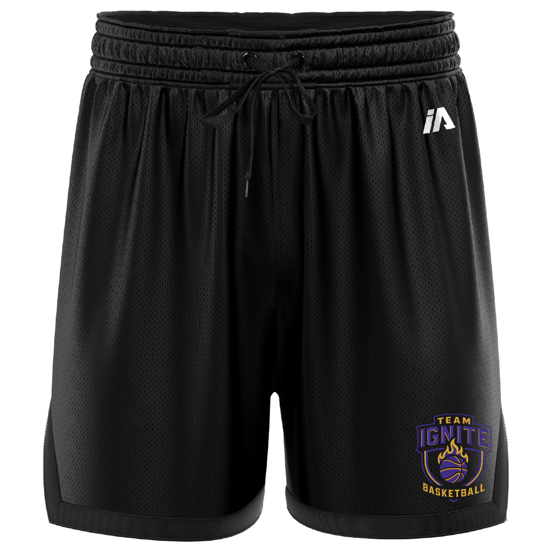 Ignite Casual Shorts with Pockets - Black/Black