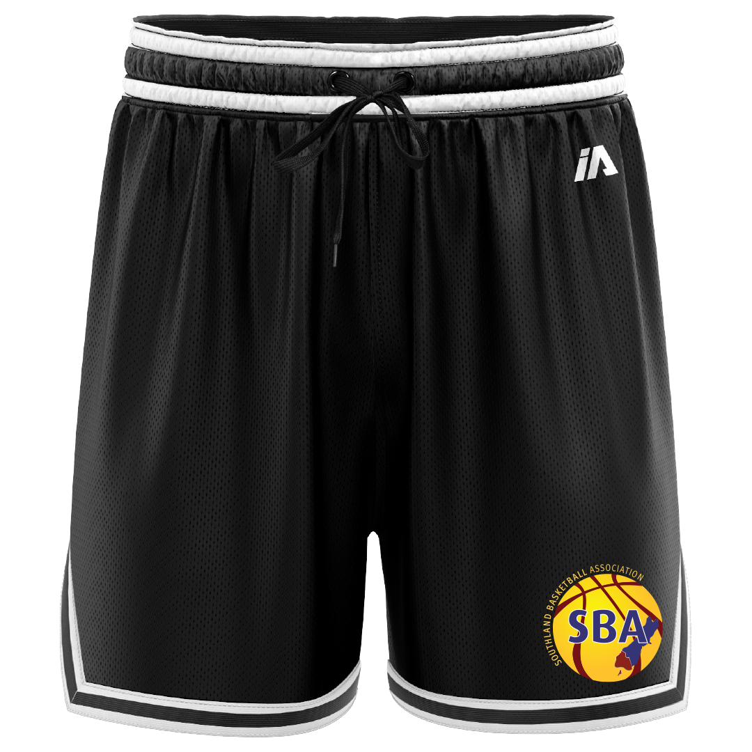 Southland Basketball Casual Shorts - Black/White