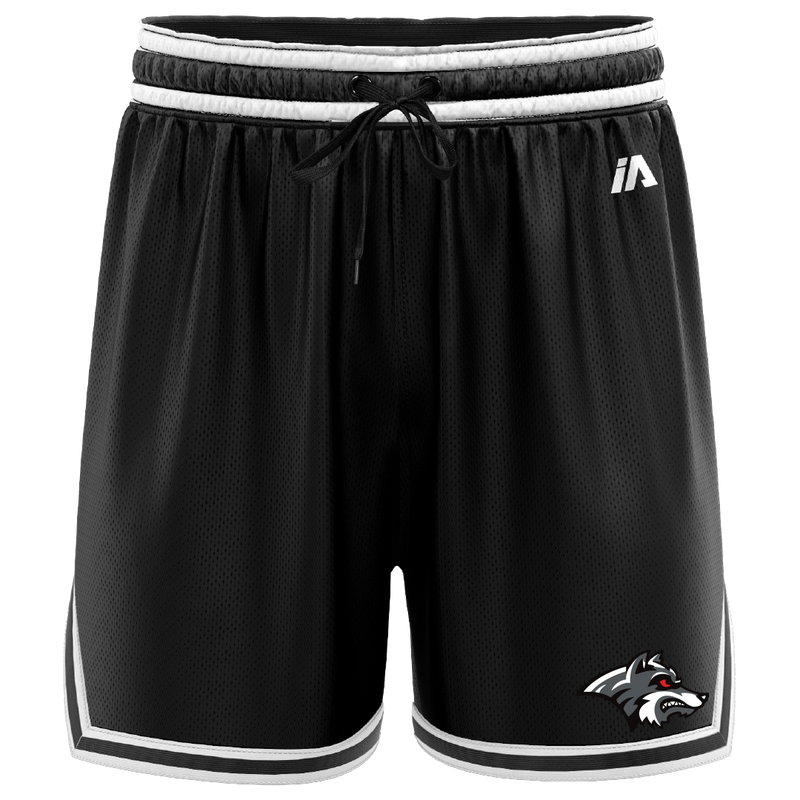 Wolfpack Casual Shorts - Black/White