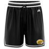 Cessnock Basketball Casual Shorts with Pockets - Black/White