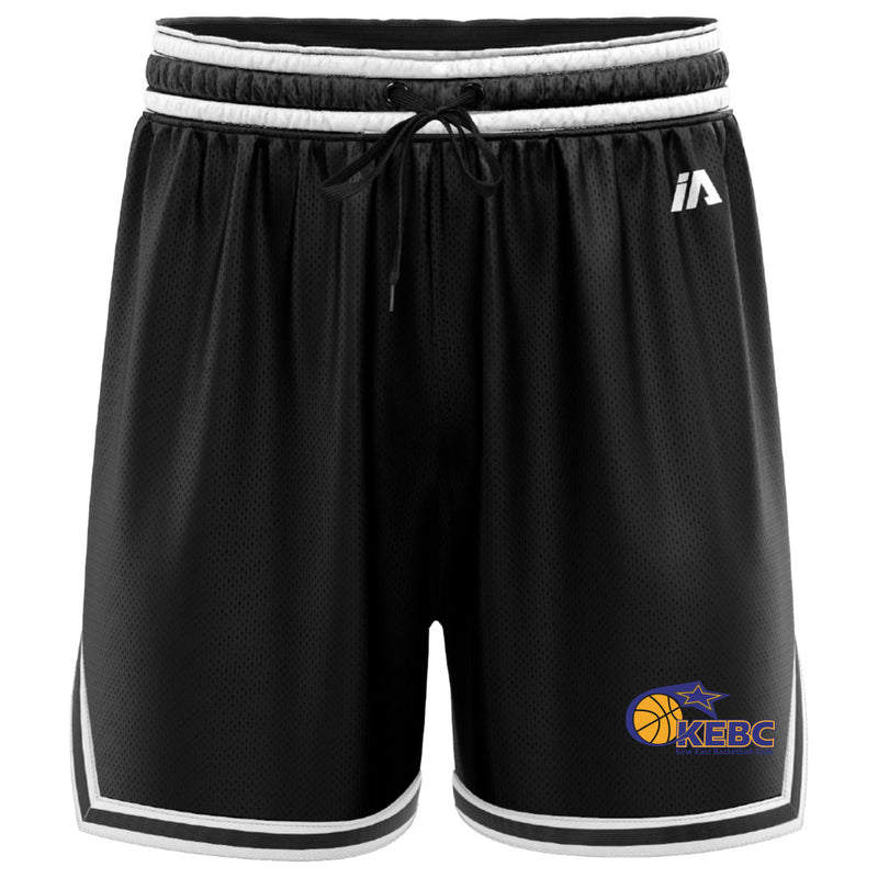 Kew East Basketball Club Casual Shorts - Black/White
