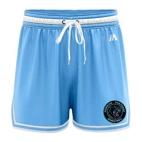 Penrith Panthers Casual Shorts - Carolina/White