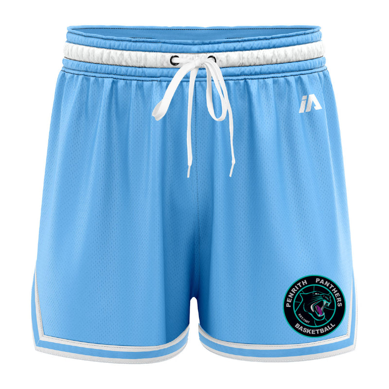 Penrith Panthers Casual Shorts - Carolina/White