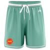 Moreton Bay Suns Casual Shorts - Mint/White