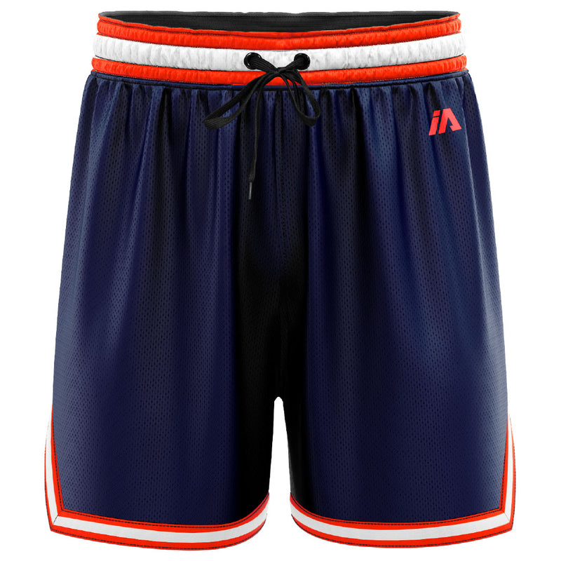 iAthletic Casual Basketball Shorts Men's - Navy/Red/White