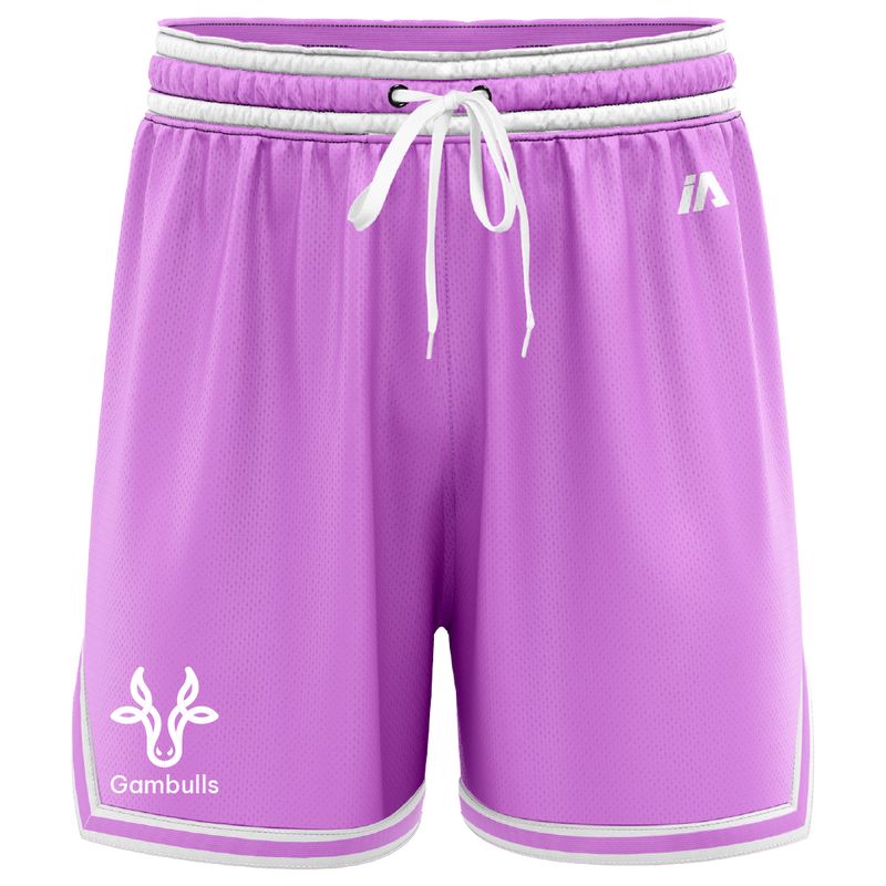 Gambulls Casual Shorts - Pink/White