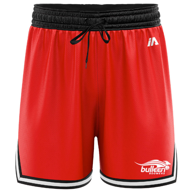 Bulleen Boomers Casual Basketball Shorts - Red/Black