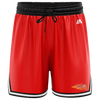 Mill Park Blazers Casual Shorts with Pockets - Red/White/Black