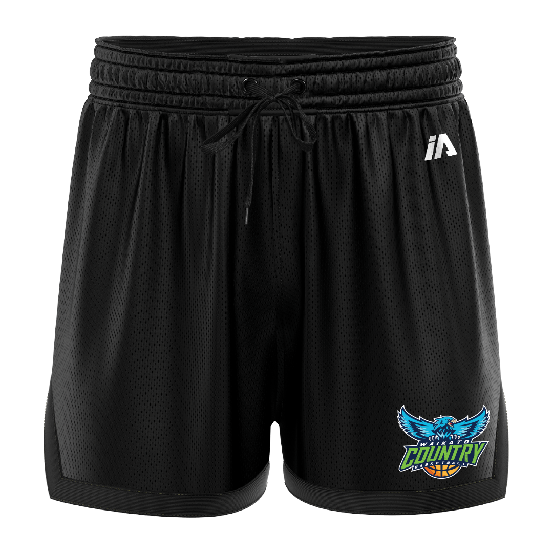 Waikato Country Casual Shorts - Black/Black