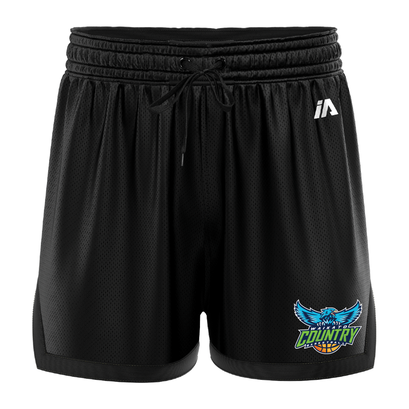 Waikato Country Casual Shorts - Black/Black