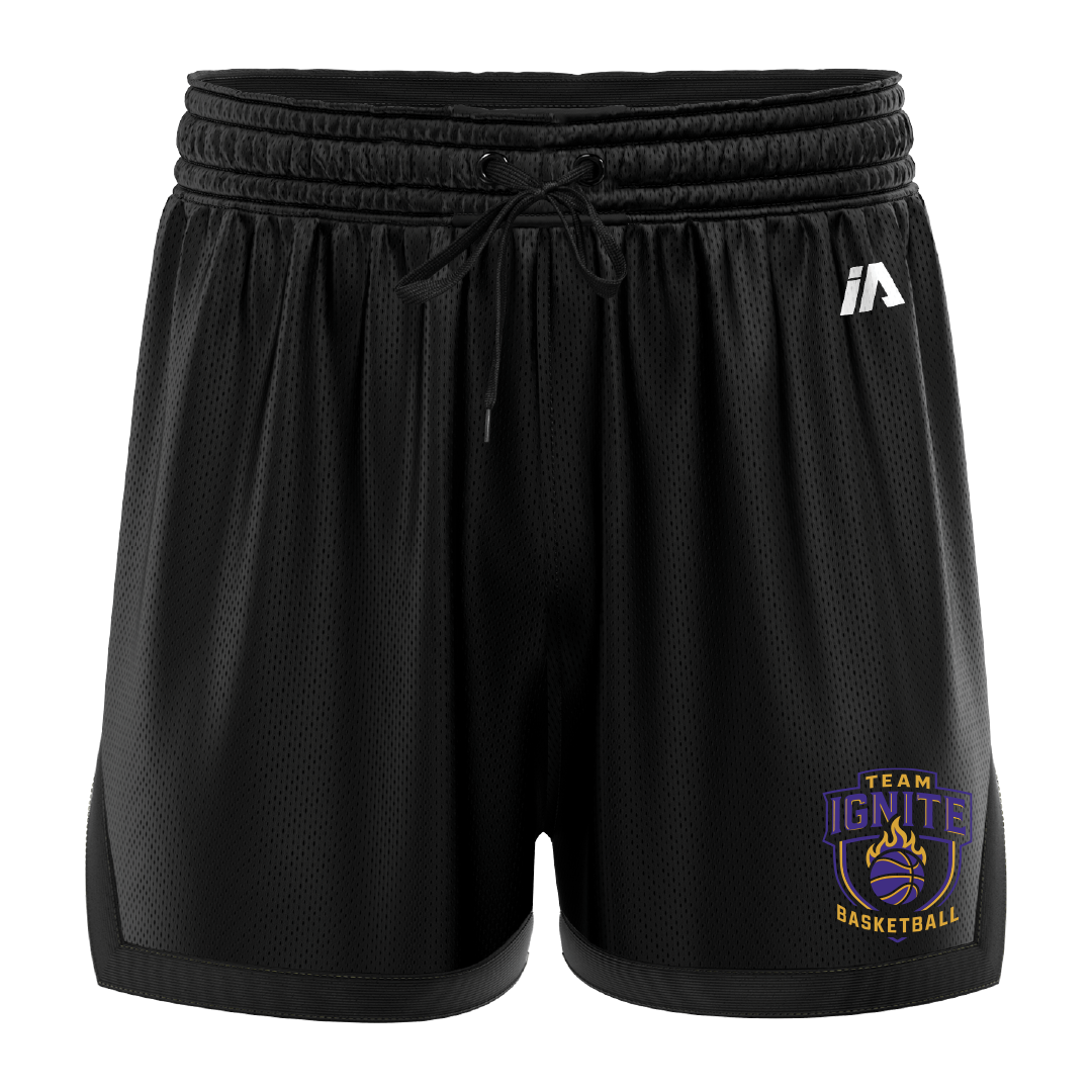 Ignite Casual Shorts with Pockets - Black/Black