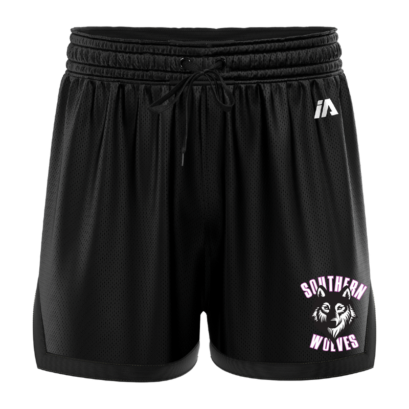 Southern Wolves Casual Shorts - Black/Black