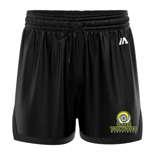 Taree Tornadoes Casual Shorts - Black/Black