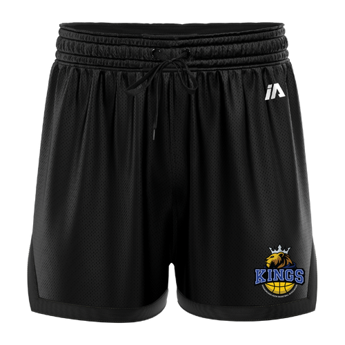 Kingborough-Huon Casual Shorts with Pockets - Black/Black