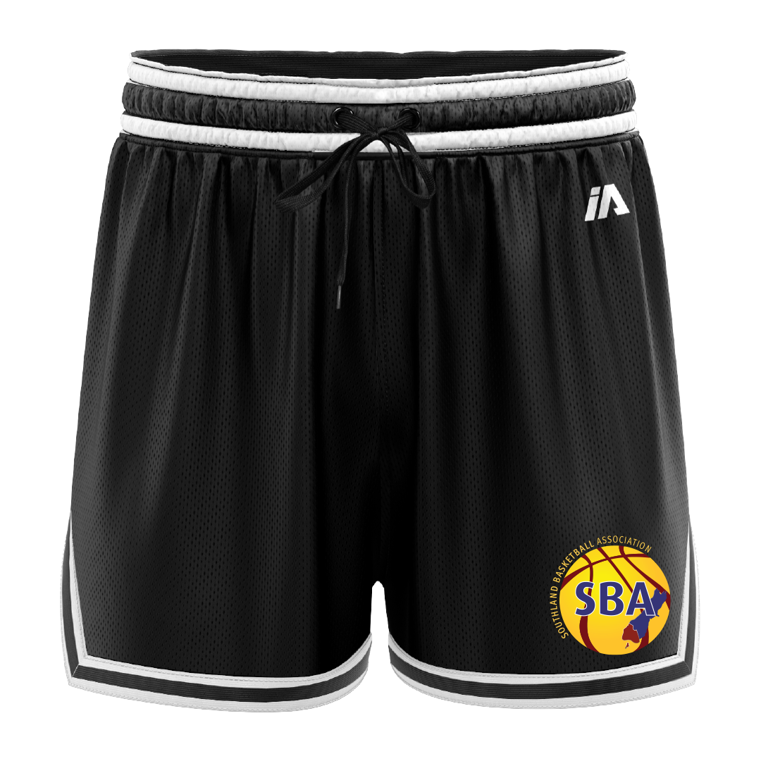 Southland Basketball Casual Shorts - Black/White