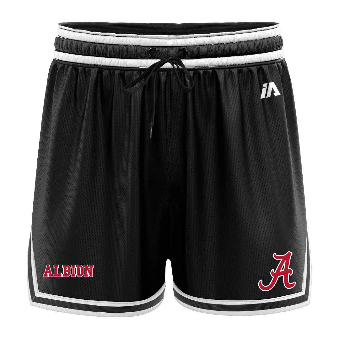 Albion Softball Casual Shorts - Black/White