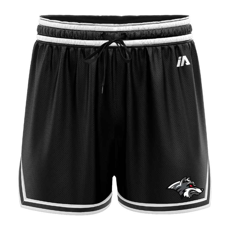 Wolfpack Casual Shorts - Black/White
