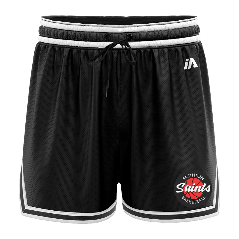 Smithton Saints Casual Shorts - Black/White