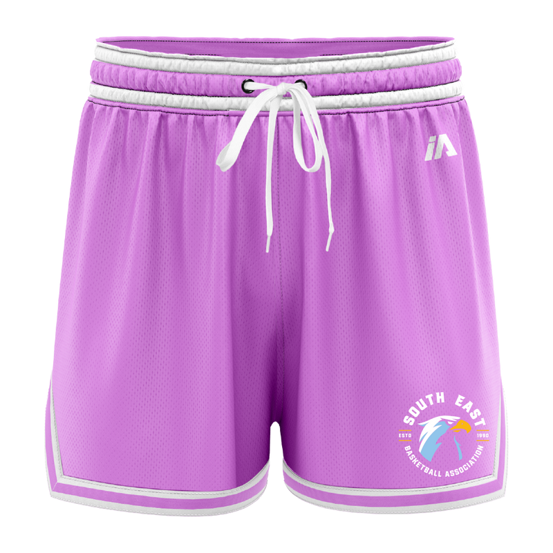 SEBA Casual Shorts - Pink/White
