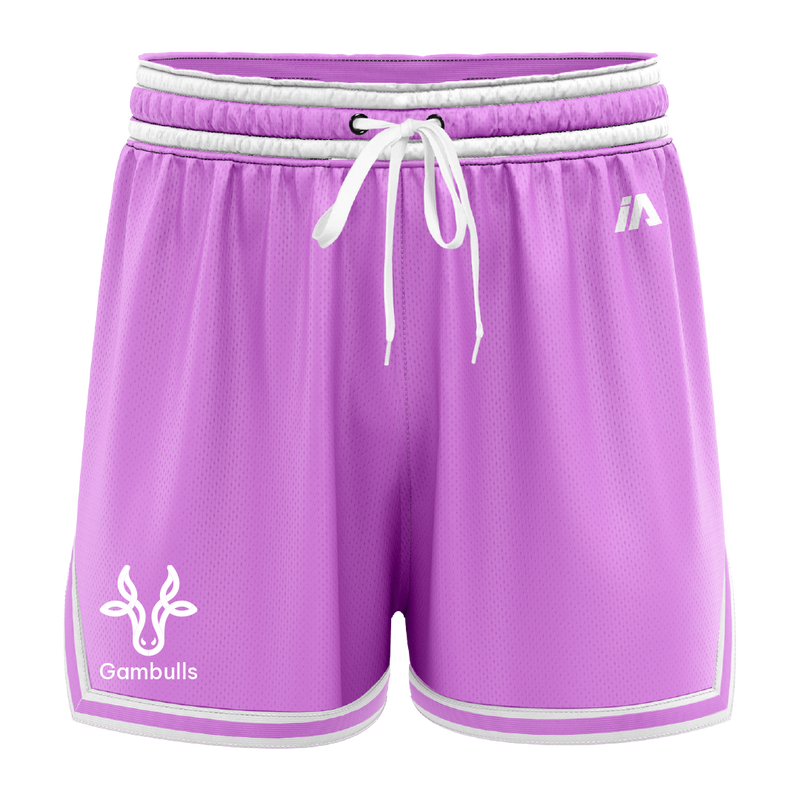 Gambulls Casual Shorts - Pink/White