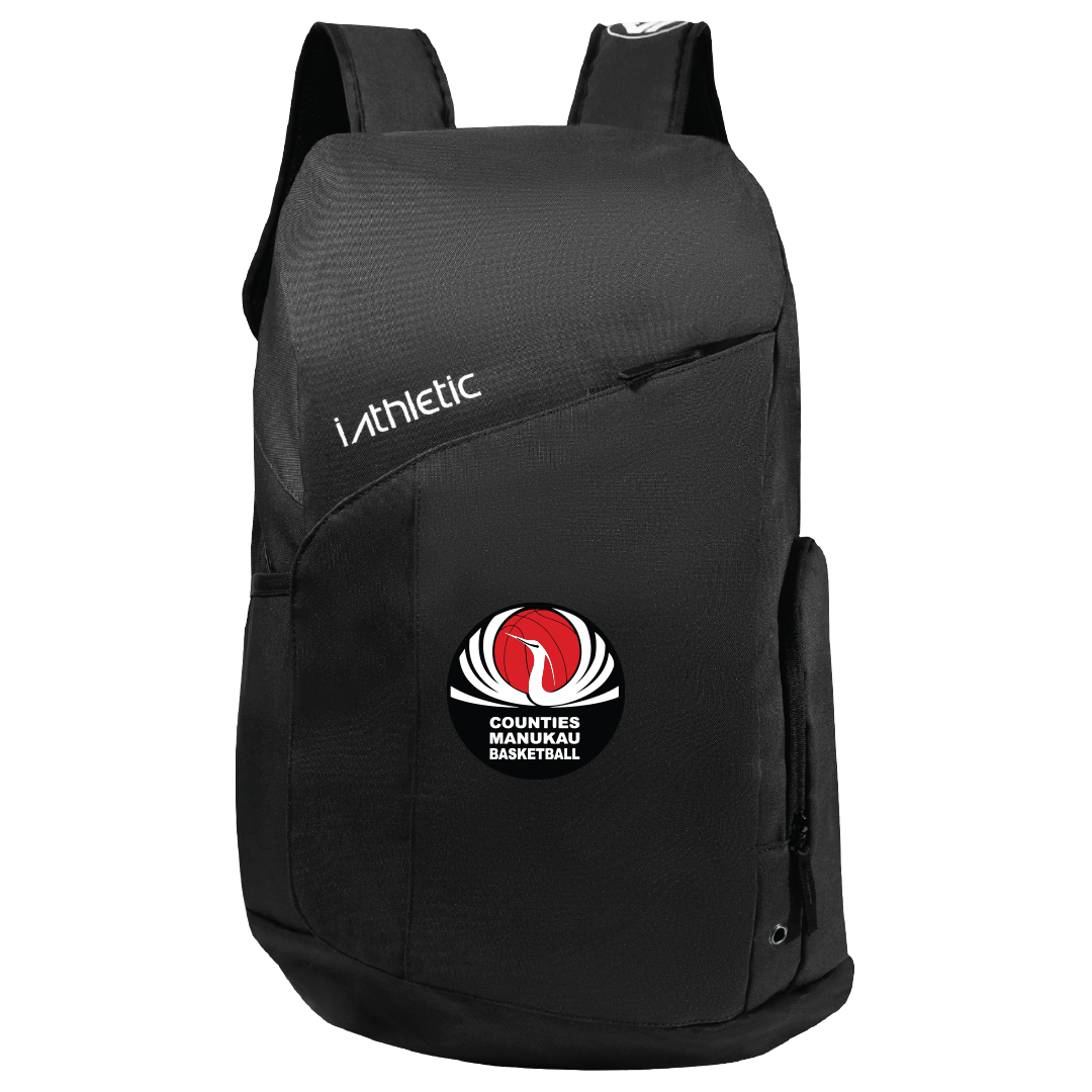 Counties Manukau Basketball Elite Backpack - Black