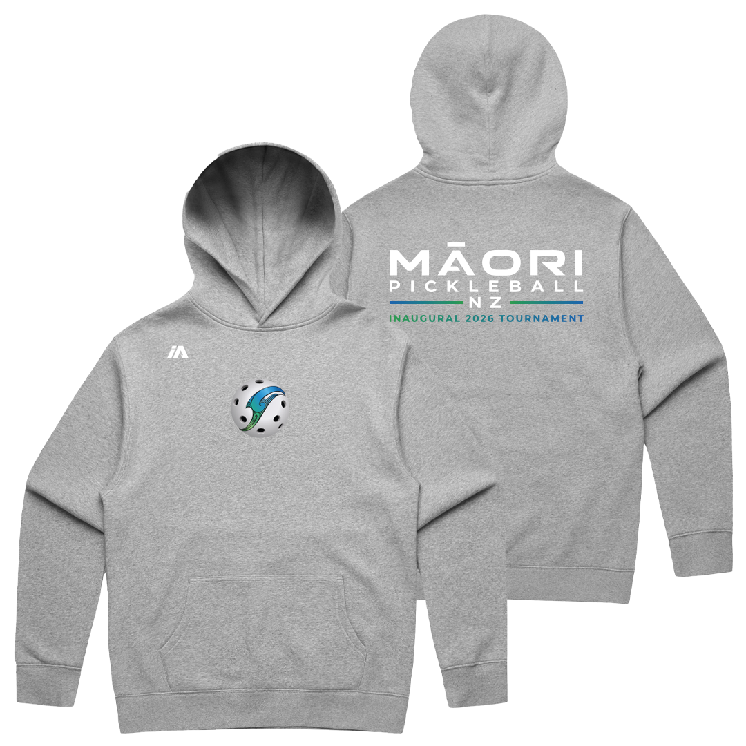 Māori Pickleball NZ Cotton Hoodie