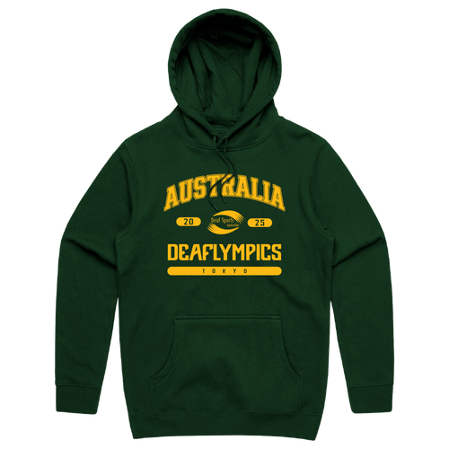 Deaflympics Australia Cotton Hoodie