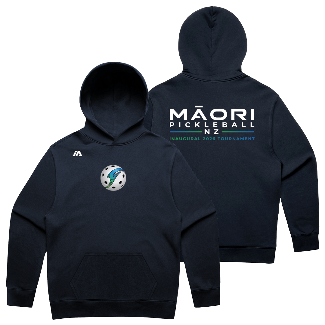 Māori Pickleball NZ Cotton Hoodie
