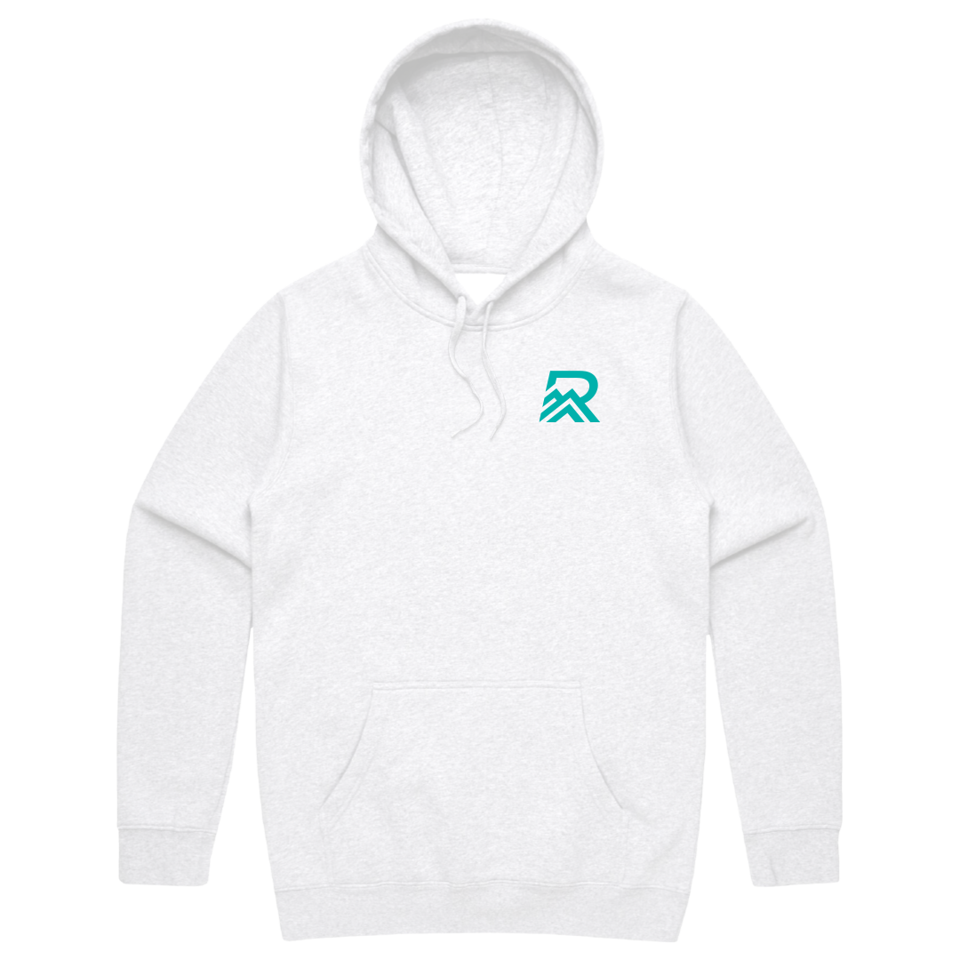 Mountain Raiders BMX Cotton Hoodie - Teal Logo