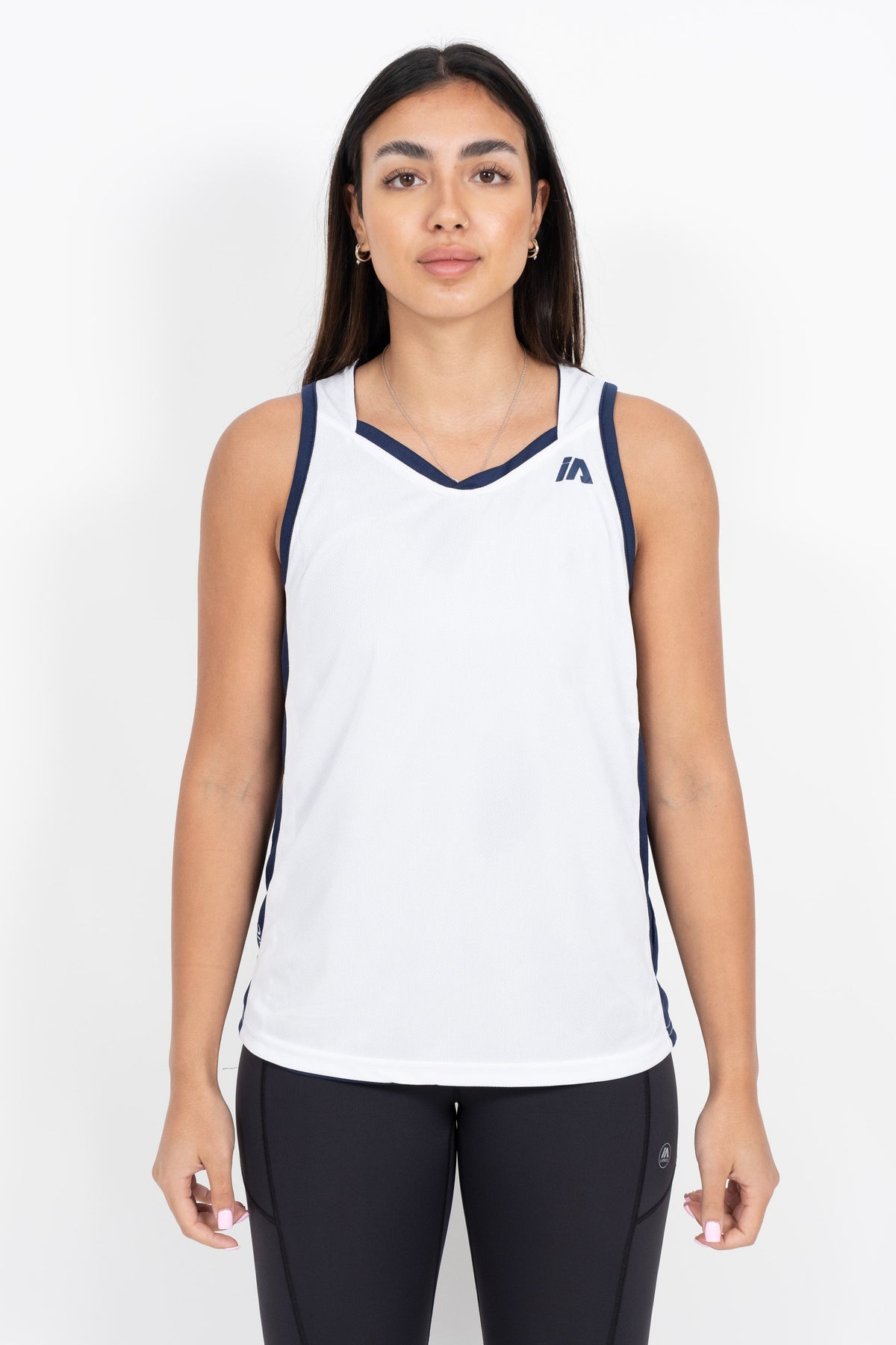 iAthletic Women's Training Reversible Singlet - Black/White