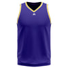 Lakeshow White/Purple Design - Unisex Reversible Pro Cut Jersey