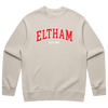 Eltham Wildcats Cotton Crewneck - Bone