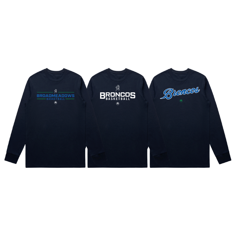 Broadmeadows Broncos Cotton LS Tee