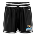 Blue Mountains Basketball Association Casual Shorts - Black/White